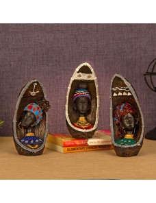 African Lady Figurines